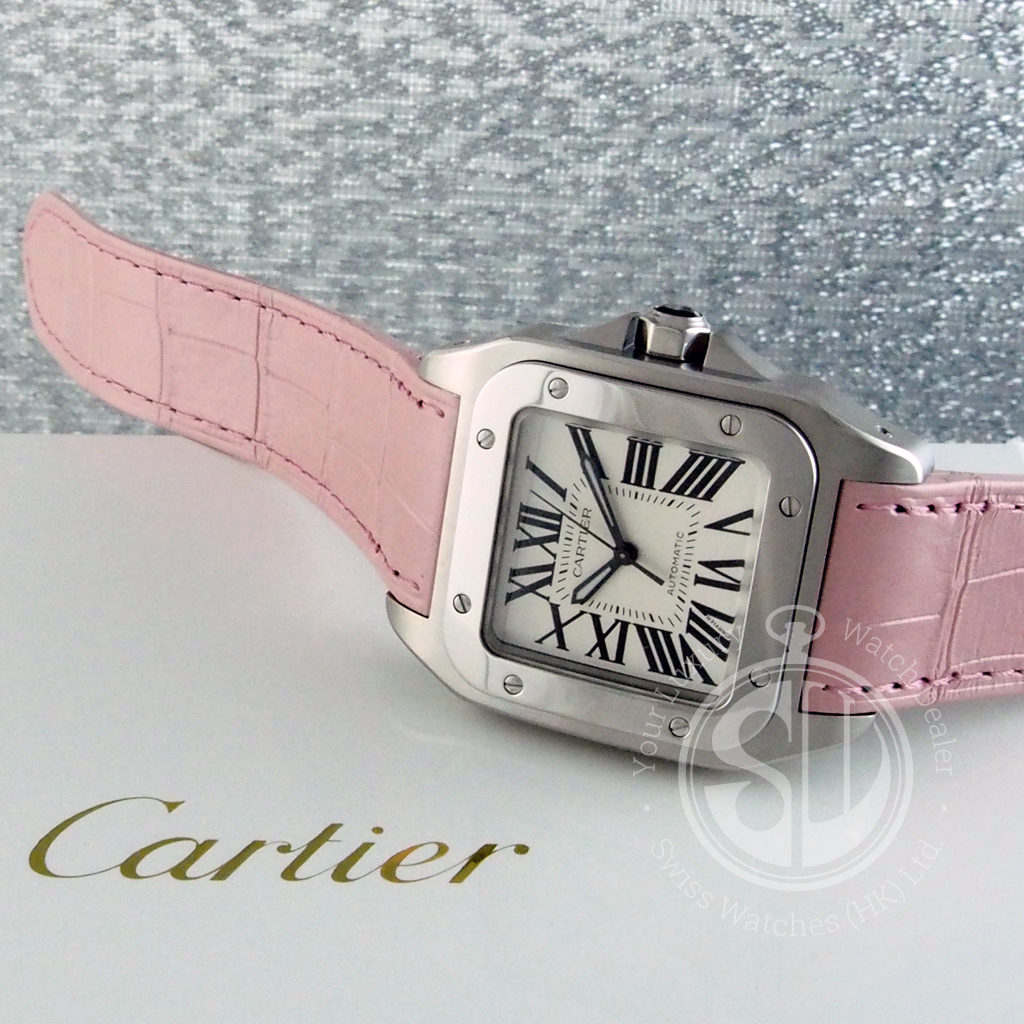 cartier santos 100 watch medium model